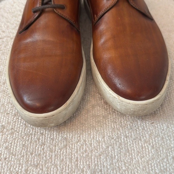 Magnanni Lonzo Hybrid Dress Sneaker in Cognac Size 7.5 - Picture 7 of 10